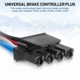 Oyviny Brake Control Wiring Adapter 47845 for 2009-2020 Ford F-150/2017-2020 F-250 F-350 F-450 F-550/2012-2019 Ford Flex/2015-2020 Ford Expedition/2015-2021 Lincoln Navigator/2012-2019 Lincoln MKT