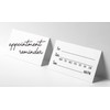ITZAMNA Appointment Card Reminder 100 White