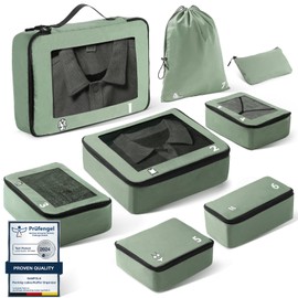 Packing Cubes for Suitcases Travel Essentials Travel Packing Cubes for Backpack 8 Set Lightweight Organizer Bags Packing Bags for Suitcase Luggage Camping Essentials