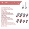 Geieold 140pcs Deutsch DT Series Waterproof Cable Connection Kit DT06-2/3/4/6S