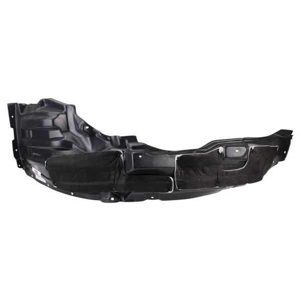 TRQ TRQ Front Left Inner Fender Liner Black Drivers Side