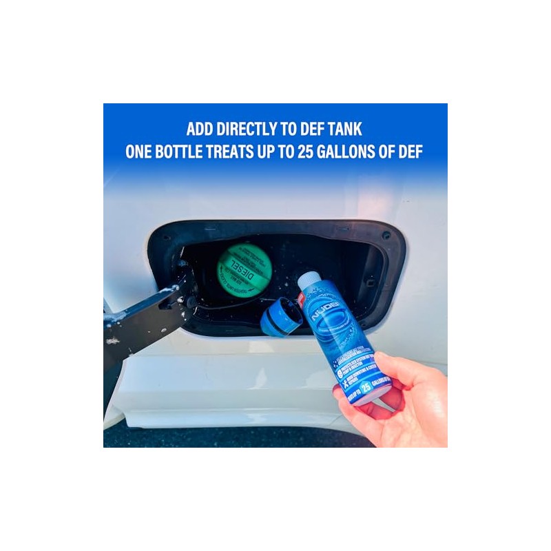 NüDEF Diesel Exhaust Fluid Anti-Crystal Treatment - Treats 25 Gallons