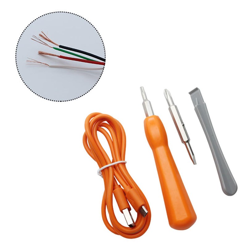 Doorbell Screwdriver Set 16Screws Charger Cable Included Doorbell Security Screw
