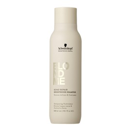 Schwarzkopf Professional BLONDME Bond Repair Brightening Shampoo Hair Shampoo Removal of Environmental Pollutants Almond Oil White Tea Hydrating Strengthening and Deep Nourishing 300 ml