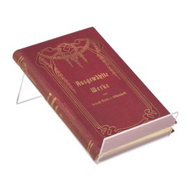 Zeigis® DIN A6 Bookend Flat Acrylic Glass / Book Stand / Goods Support / Goods Carrier / Product Presentation / Product Presentation