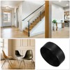 sourcing map 150mm(6") Rubber End Caps, Round Vinyl Plug Insert