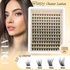 ALICE Lash Clusters Wispy Cluster Eyelash Extensions 144pcs 10-16mm Fluffy