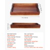 VEVOR Wood Serving Tray, Acacia Wooden Tray Board with Handles,
