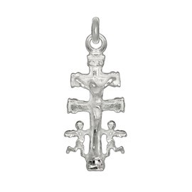 ENTREPLATA Caravaca Cross Pendant 925 Sterling Silver Pendant Locket Necklace Women Girls Men Unisex Caravaca Cross 30 Regular Silver Not Applicable, Silver, Not applicable.