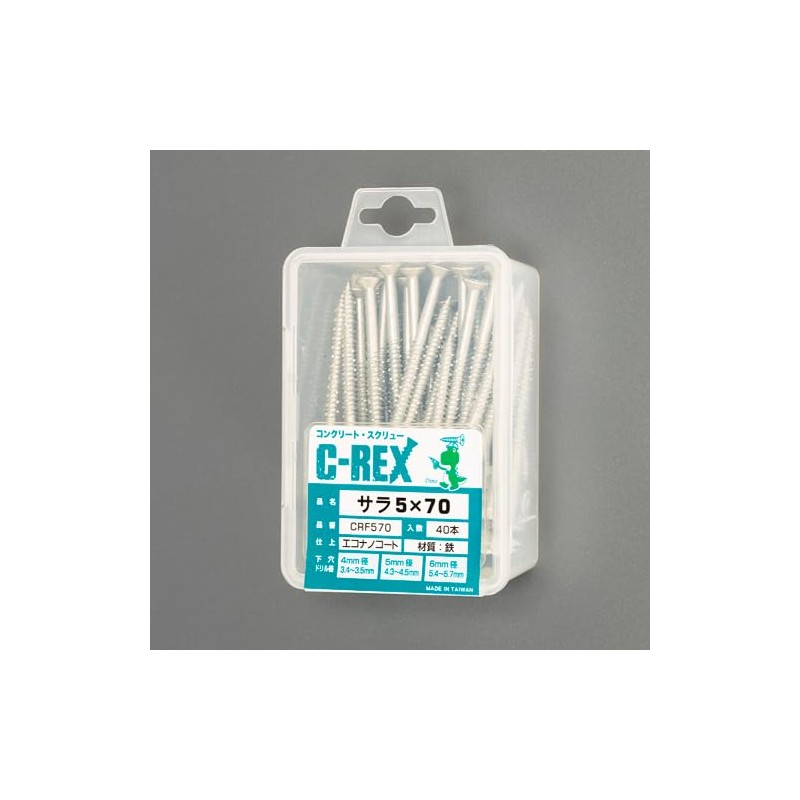 Esco EA945SK-3 Concrete Screws 0.2 x 1.5 inches (4.0 x