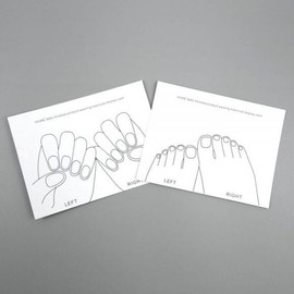 Nail and Pedicure Display Paper, Exhibition Nail Art and Pedicure Card_1p / 네일 패디 디피종이 전시용 네일아트 패디큐어카드_1p