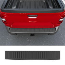 powoq Rear Bumper Step Pad Compatible with 2022-2025 Ford Maverick Tailgate Sill Cover Rear Door Entry Guard TPE Step Protector Replacement for 2022 2023 2024 2025 Ford Maverick Accessories