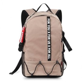 School bag backpack unisex beige school bag popular Everyday