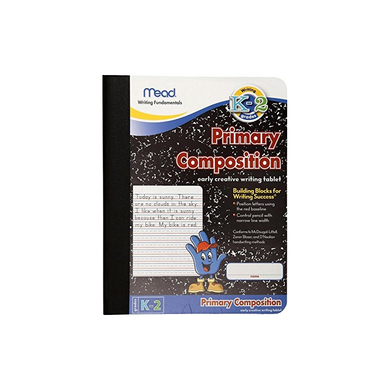 Mead Primary Composition Book, 100 Sheets, Ruled - 2 pk.