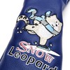 Outdoor Leisure Snow Leopard Golf Driver Headcovers Sporting Goods PU