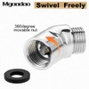 Mgoodoo Shower Head Elbow Adapter, 135 Degree Shower Arm Elbow