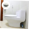 Tofficu 2Pcs Toilet Tank Plug Caps Durable Plastic Water Tower