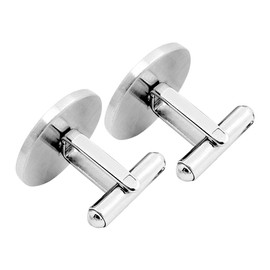 MUEEU Father Wedding Cufflinks Engraved of All The Walks We Have Take This One is My Favorite Round Cuff Link Tie Clip Tacks