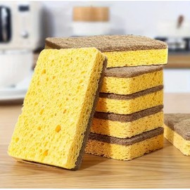 Yuktha Naturals Coconut Coir Dishwashing Scrub Pad with Cellulose, 100% Biodegradable