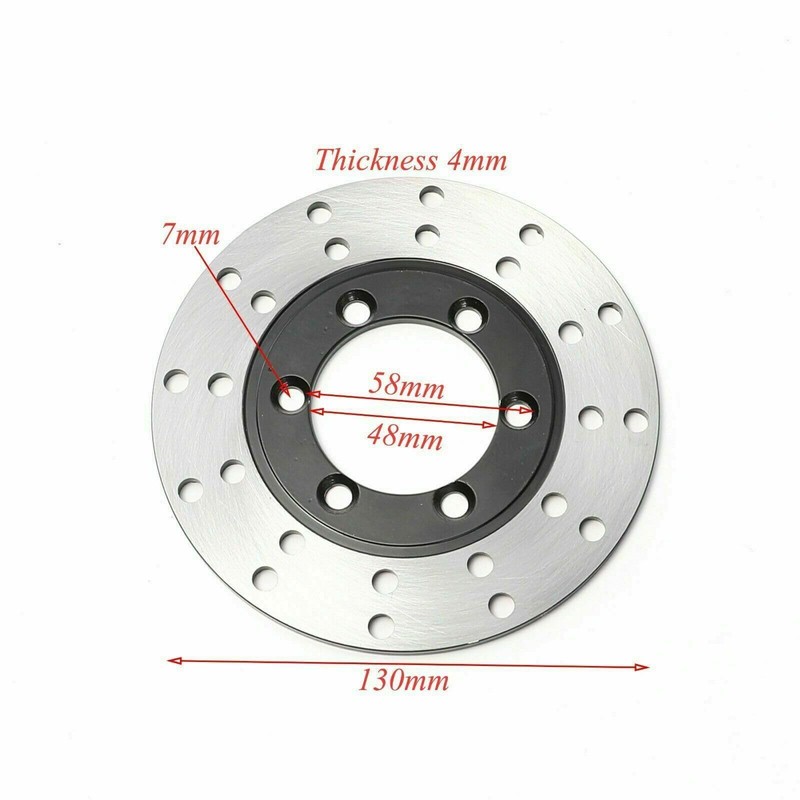 DOONARCES ATV 4 Stud Front Wheel Hub Front Brake Disc