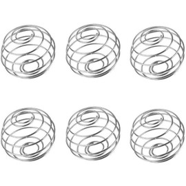 6PCS 304 Stainless Replacement Stainless Steel Shaker Ball Wire Whisk Mixer Blender Mixing Ball Cup Protein Shaker