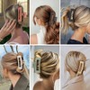 Sisiaipu 4 Inch Big Hair Clips 6 Pcs claw clips
