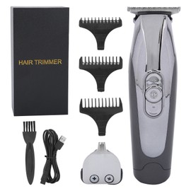 2 in 1 USB Charging Men Electric Hair Clipper Trimmer LCD Hair Carving Cutting Machine