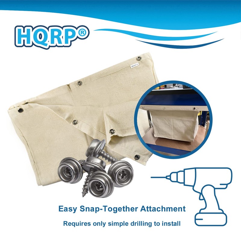 HQRP Dust Collector Bag compatible with most Open Stand Table