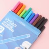 YISAN Magnetic Whiteboard Pens Ultra Fine Tip, Dry Wipe Pens,