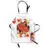 ABAKUHAUS, Queen Washable Cooking Apron Water and Dirt Deviation with
