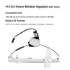 Front Right Passenger Side Power Window Regulator with Motor Assembly,