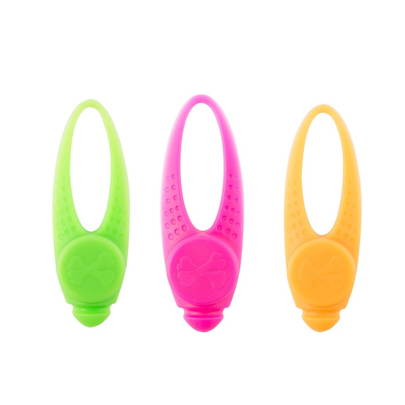 Ancol Pet Soft Blinker in Green - Water Resistant Reflective