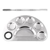 CENPEK 2 Pieces Makeup Mixing Palette Stainless Steel Morphe Palette
