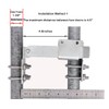 Chain Link Fence Double Gate Latch for 1-3/8" Gate Frame