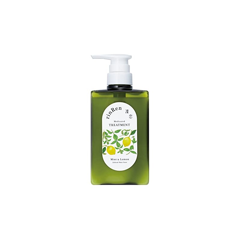 [Medicinal Scalp Care] RinRen Treatment, Mint & Lemon, 13.5 fl