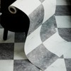 Checkered Peel and Stick Vinyl Flooring Roll – 15.7"x 236"