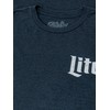 Tee Luv Men's Miller Lite Shirt - Double Sided Miller