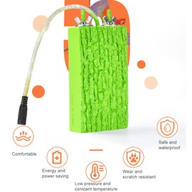 Bird Perch Stand, 35-42°C Heated Bird Perch, Bird Heater for Cage, Bird Cage Warmers, Ideal for Pet Parrots, Budgies, Parakeets, Hamsters, Chinchillas(110V)