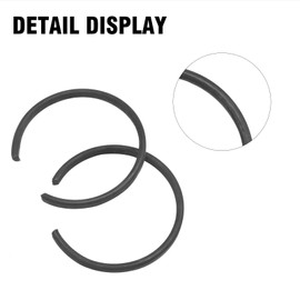 Zreneyfex 2 Pcs 68146592AA Snap Rings, Front Axle Carrier Snap Ring C Clip Black Steel Replacement for Dodge Ram 1500 2012 2013 2014 2015 2016 2017