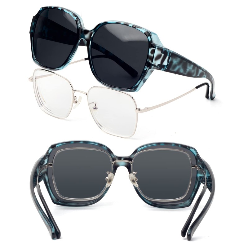 Face Shadow Women's Polarised Over Sunglasses for Glasses Wearers, UV