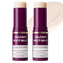 Cemenrete Calcium Multi Balm, Anti-Aging Collagen Moisturizing Stick, 2PC  Barra Hidratante Reafirmante Antiedad con Colágeno para Ojos, Cuello y...  