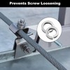 Celepoir 650 Pcs Spring Lock Washers, Spring Washers Stainless, Rectangular