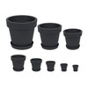 Prosperplast Lofly Flower Pot with Saucer 24.5 x 23 cm