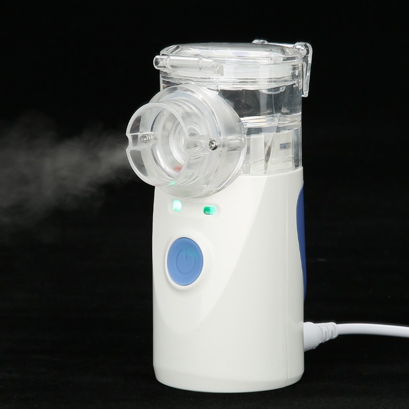 Portable Ultrasonic Nebulizer Compressor Machine System Kit Inhaler Spray Steamer