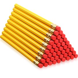 48 Pcs Jumbo Round Pencil, Wooden Pencil with Black Core for Carpenters Construction Workers Woodworkers Framers Beginners Students Teachers DIY Project (Orange)