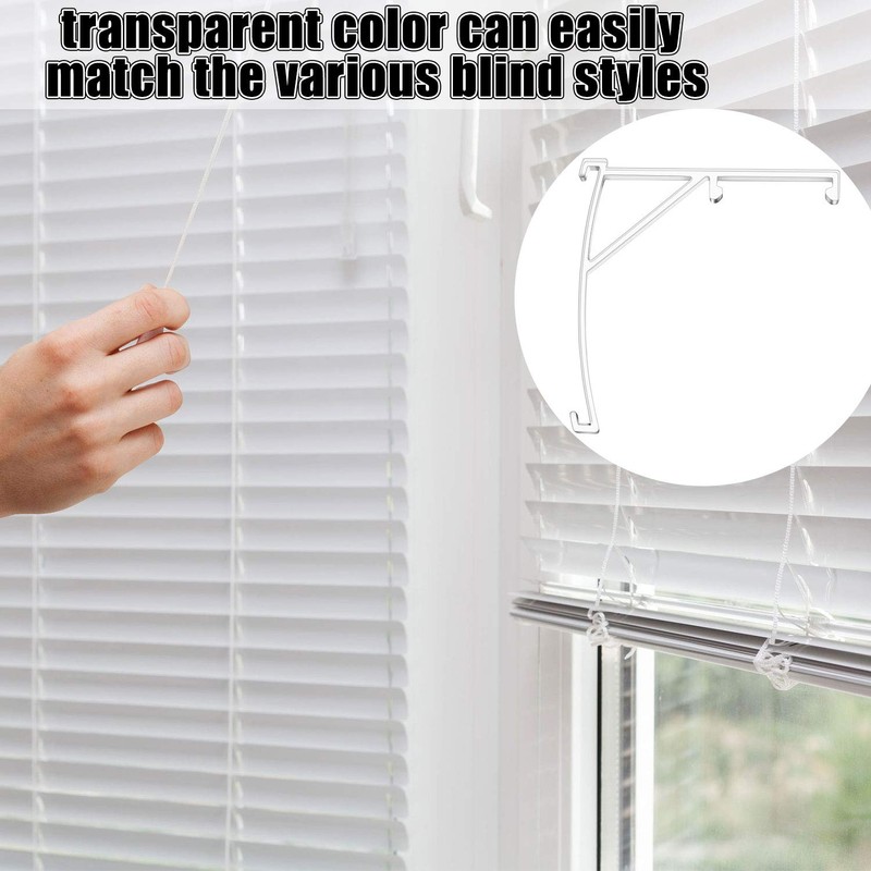 Patelai Valance Clips Plastic Vertical Blinds Brackets 3.5 Inch Vertical