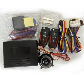 Unbranded Keyless Entry Engine Start Alarm System Push Button Remote Control Kit Car USA