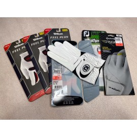 Assorted mens golf gloves large left hand Golfer (glove Is worn on RIGHT hand)