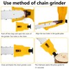 YYTECH Chainsaw Sharpener, Portable Chain Sharpener, Chainsaw Sharpener Set with