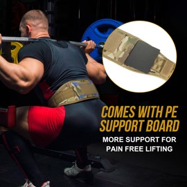 VISMIX - Cinturón de nailon para levantamiento de pesas para apoyo de espalda, cinturón de gimnasio para entrenamiento, entrenamiento de fuerza, levantamiento de pesas, sentadillas y peso muerto,